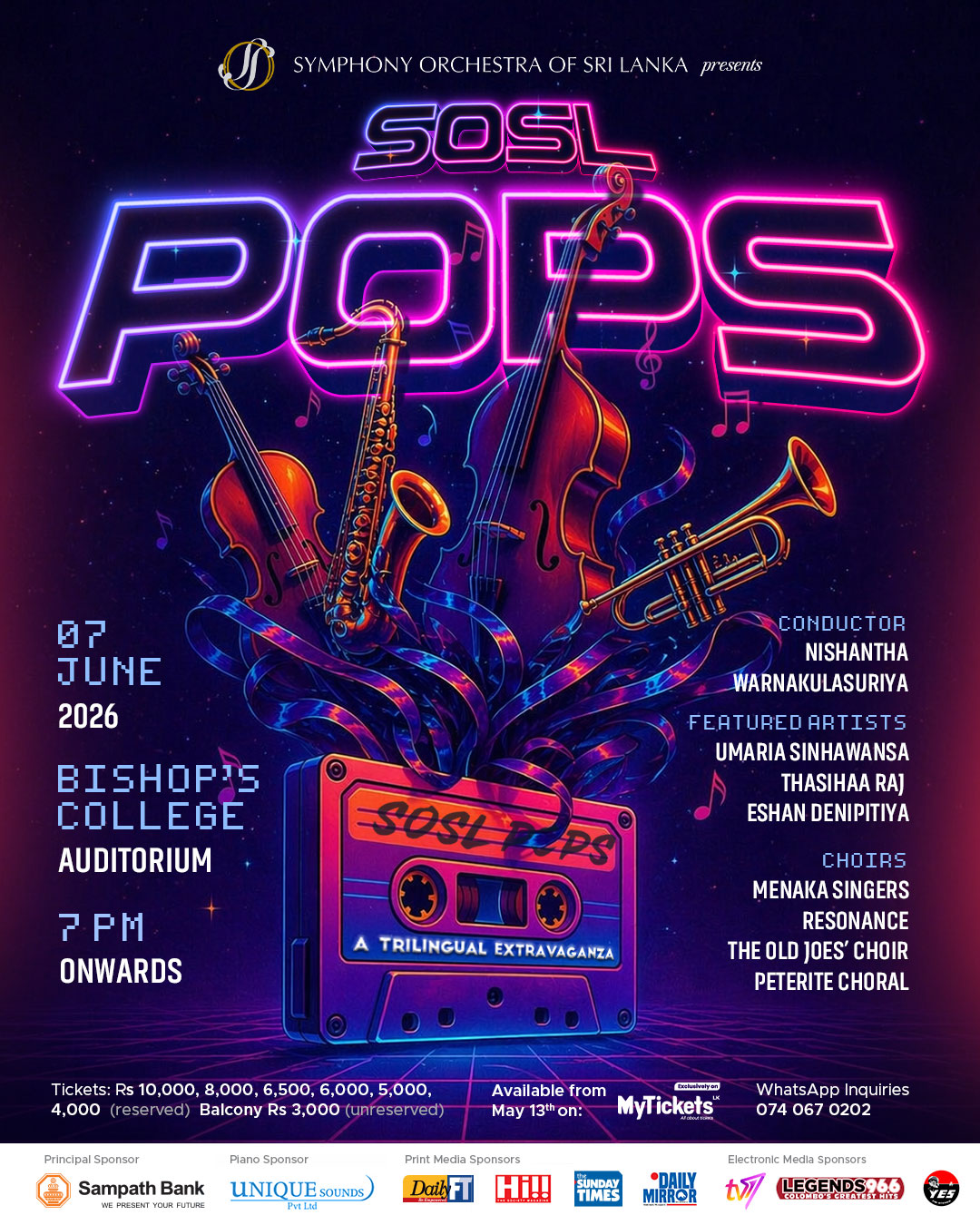  SOSL Pops – A Trilingual Extravaganza – 2026